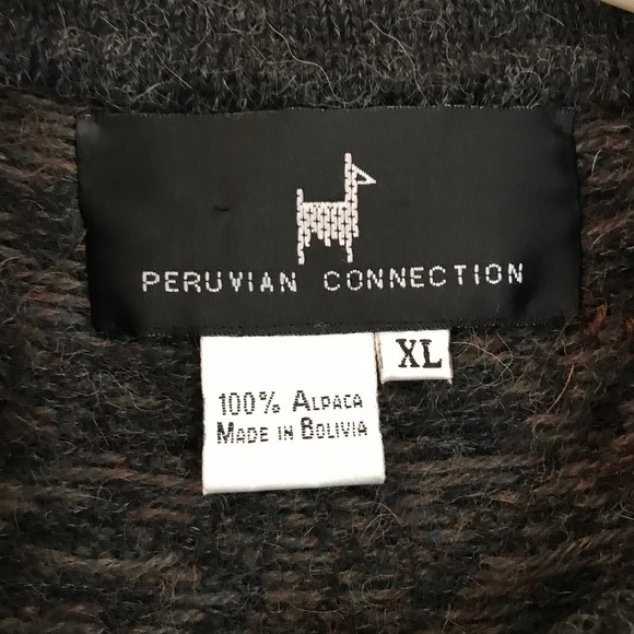 PERUVIAN CONNECTION ALPACA SWEATER/JACKET NWOT - Picture 5 of 13